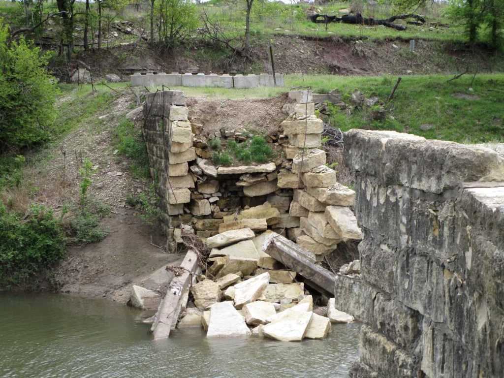 Collapsed Fox Bridge