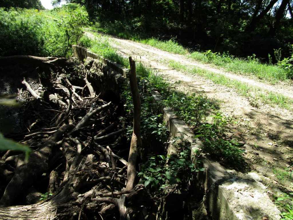 Debris Blocking an Arch