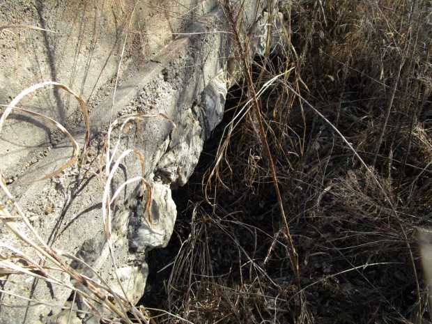 Partly Buried Fromm Bridge Arch
