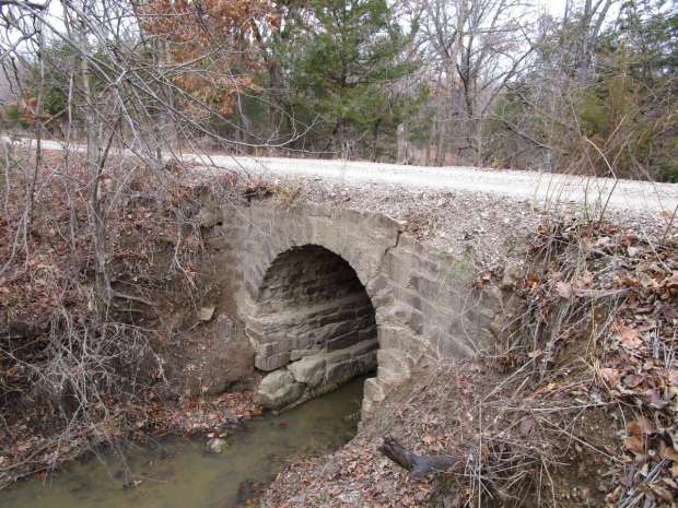 Stone Culvert Near Town of Oak Valley